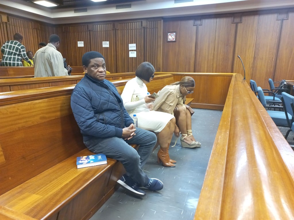 Tim Omotoso and his co-accused, Lusanda Sulani and Zukiswa Sitho, in the Eastern Cape High Court in Gqeberha on Tuesday.