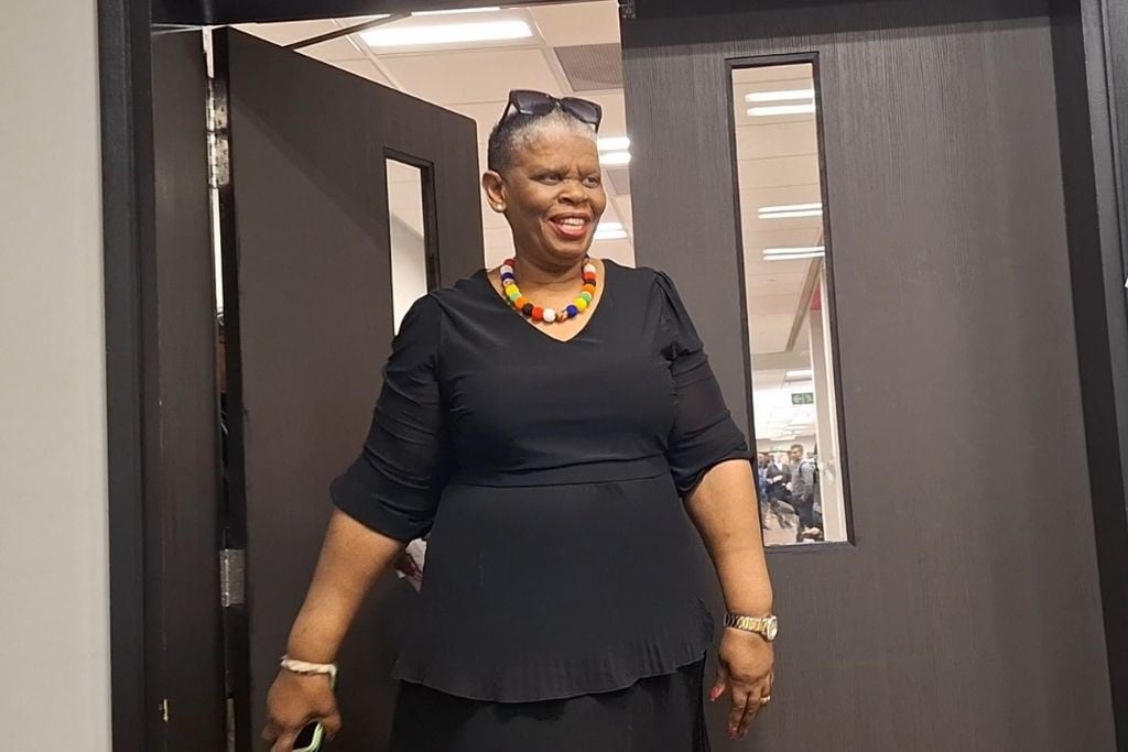 Zandile Gumede attends the third session of her corruption trial. 