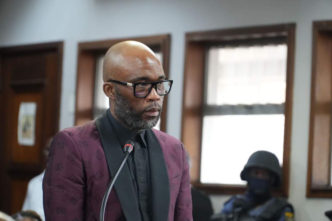 Businessman Vusimusi “Cat” Matlala at the Alexandra Magistrate’s Court.